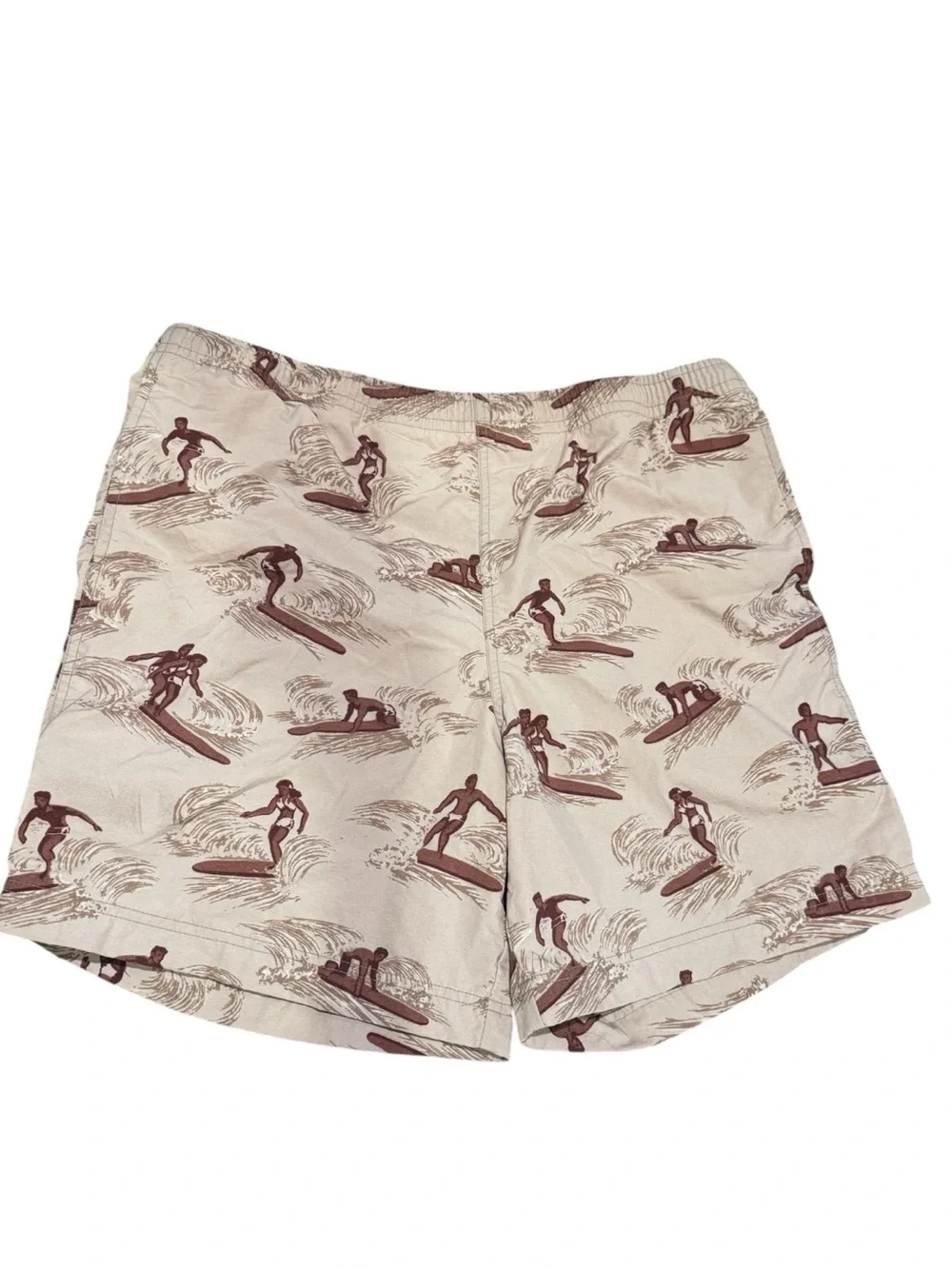 Vintage 90’s Polo Sport Ralph Lauren Surfer Print Swim Trunks Shorts Size L